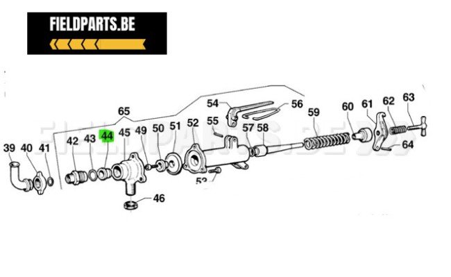 COMET Siège de clapet pour régulateur pression 50BAR (MESSING)