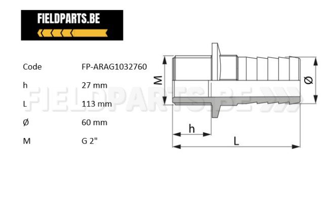 ARAG Tule 60mm - 2" M