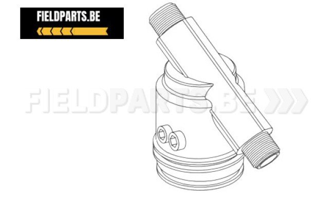ARAG Filter lichaam 45° G3/4" M model 323