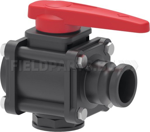 ARAG Kogelkraan 3-weg 3"V - camlock 3" model 453