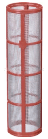 Binnenfilter RVS 30 mesh rood
