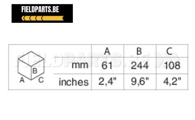 Vanne éléctrique 240l/mn