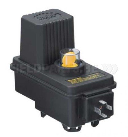 Motor sectiekraan met normale opening - DIN connector inverterende polariteit